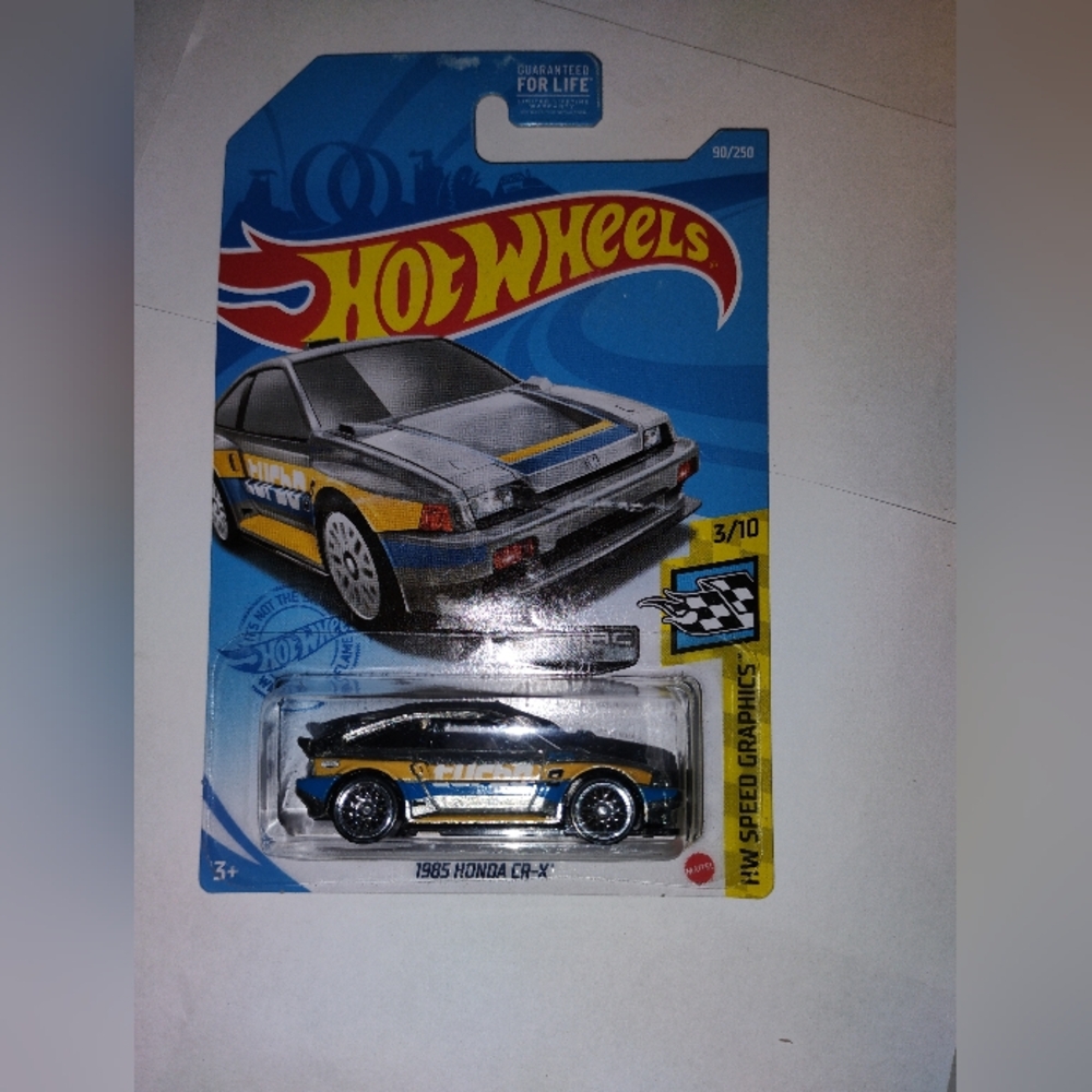 Hot Wheels Walmart Exclusive ZAMAC HW Speed Graphics 1985 Honda CRX